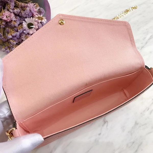 Louis Vuitton Monogram Empreinte POCHETTE FeLICIE M64064 Pink