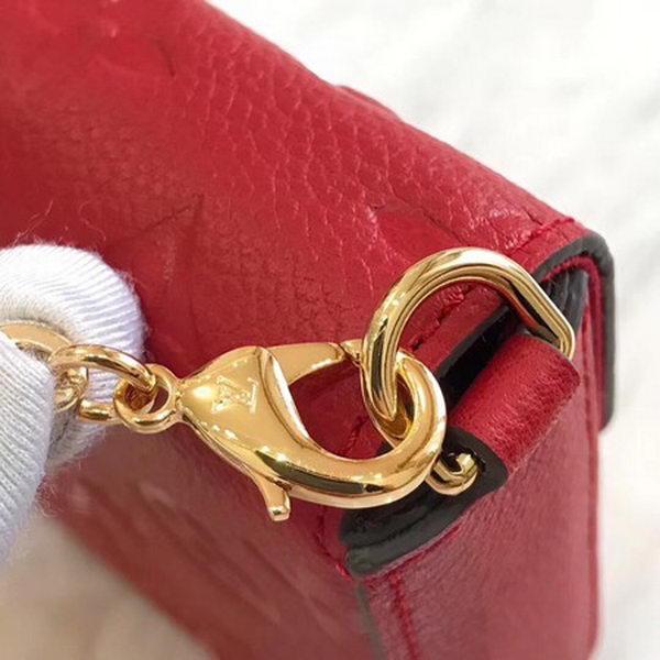 Louis Vuitton Monogram Empreinte POCHETTE FeLICIE M64064 Red Louis Vuitton Monogram Empreinte POCHETTE FeLICIE M64064 Red