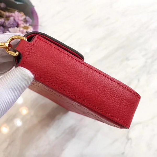 Louis Vuitton Monogram Empreinte POCHETTE FeLICIE M64064 Red Louis Vuitton Monogram Empreinte POCHETTE FeLICIE M64064 Red