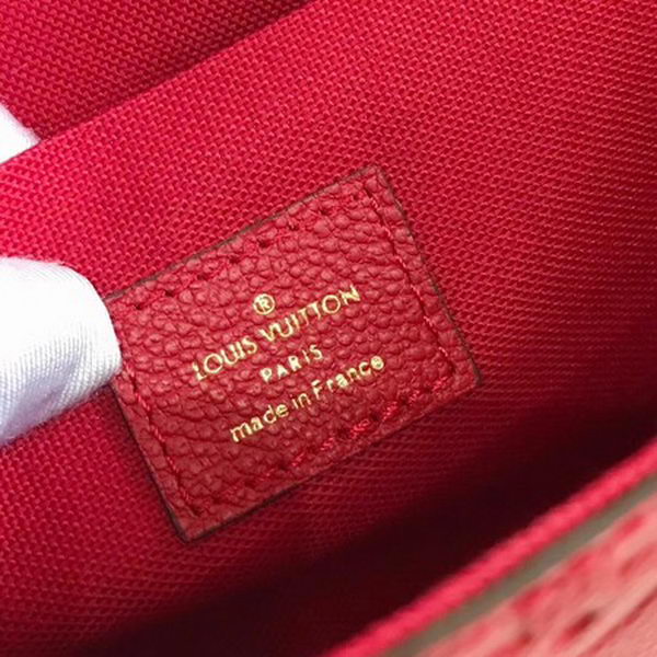 Louis Vuitton Monogram Empreinte POCHETTE FeLICIE M64064 Red Louis Vuitton Monogram Empreinte POCHETTE FeLICIE M64064 Red