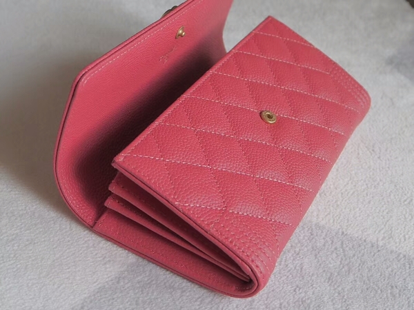 Chanel Boy Matelasse Long Wallet Calfskin Leather CHA5264 Pink Chanel Boy Matelasse Long Wallet Calfskin Leather CHA5264 Pink