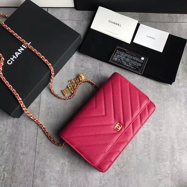 Chanel Owl Pendant Flap Shoulder Bag Calfskin Leather A33814 Pink Chanel Owl Pendant Flap Shoulder Bag Calfskin Leather A33814 Pink