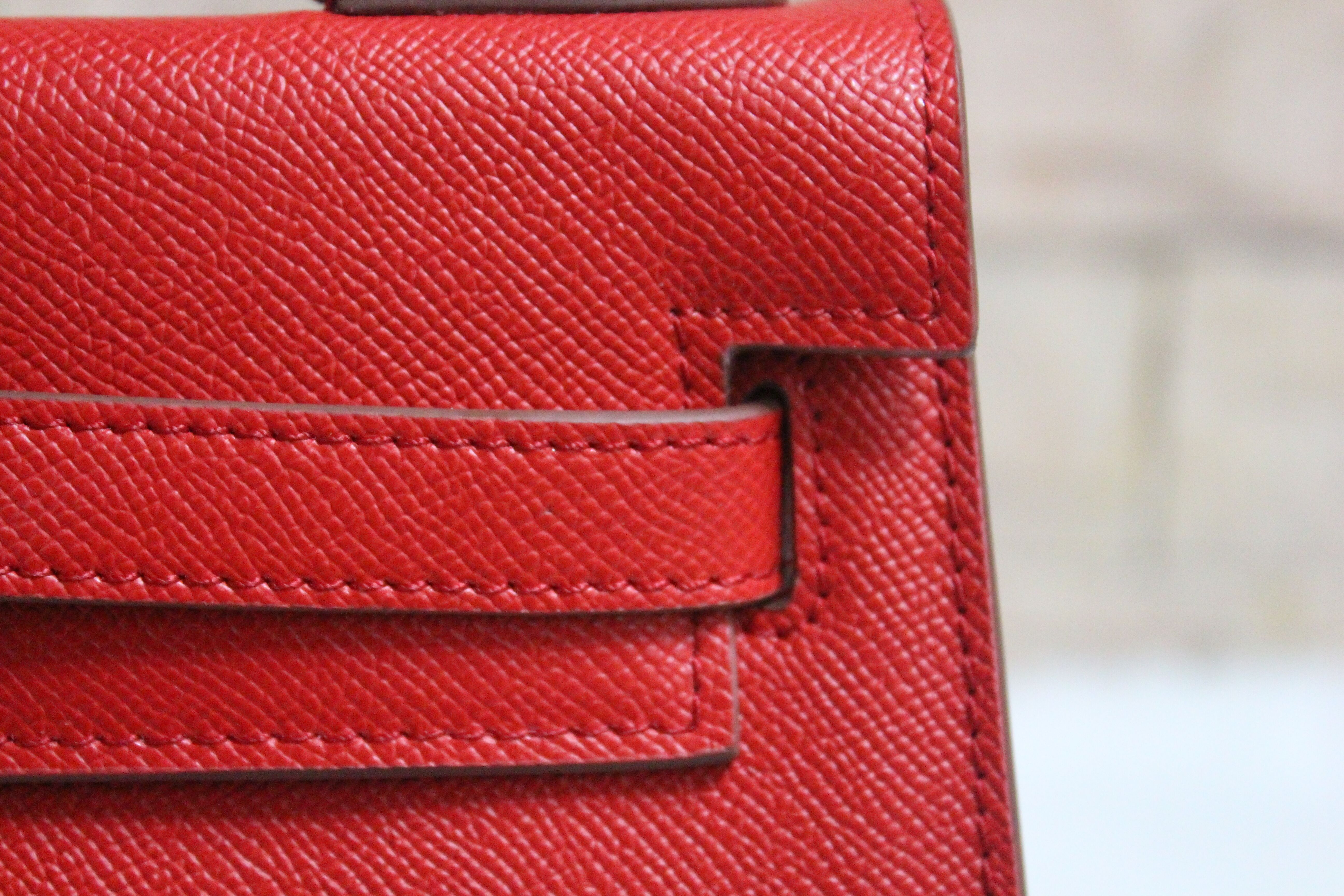 Hermes Kelly 28cm Shoulder Bags espom leather Red Hermes Kelly 28cm Shoulder Bags espom leather Red