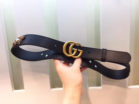 Gucci Leather Belt 414526 Black