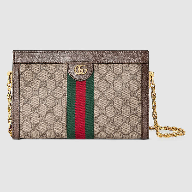 Gucci Ophidia GG Small Shoulder Bag 503876 Brown