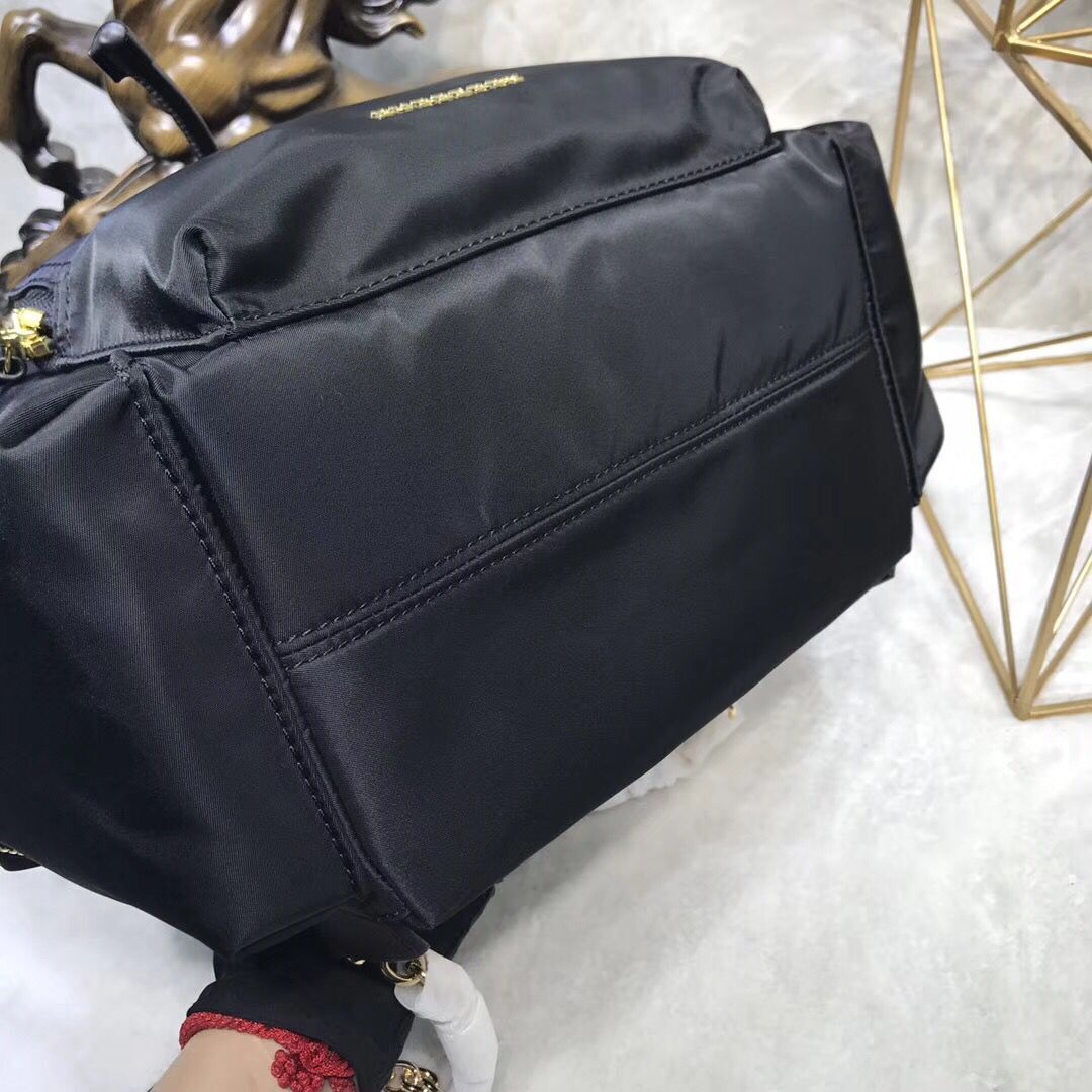 Burberry Large Backpack Fabric ABU41048 Black Burberry Large Backpack Fabric ABU41048 Black