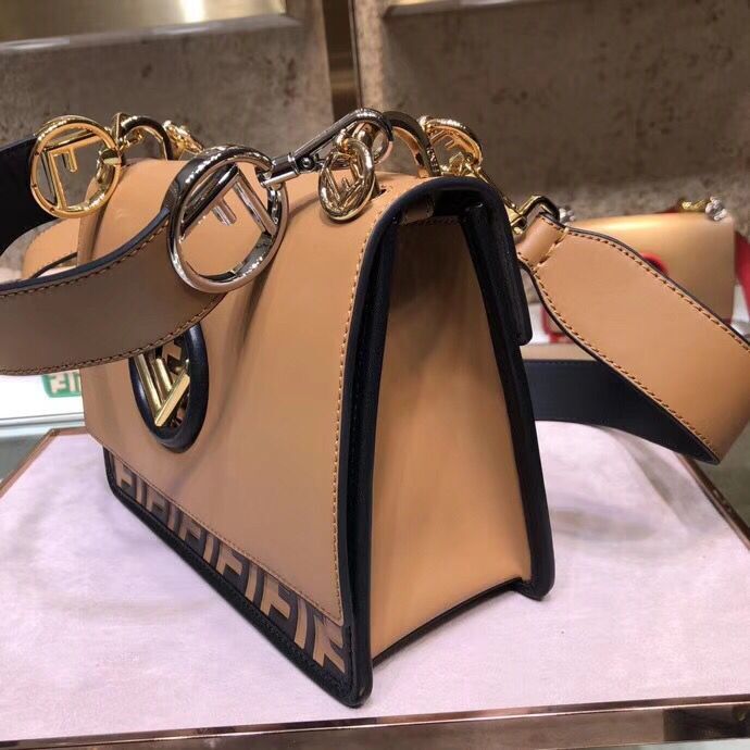 Fendi Calfskin Leather Flap Shoulder Bag 6886 brown Fendi Calfskin Leather Flap Shoulder Bag 6886 brown