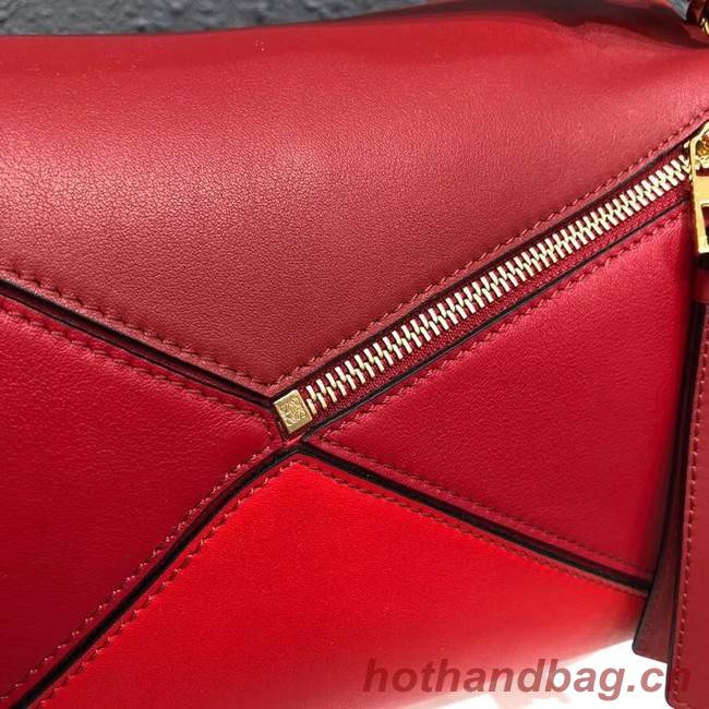 Loewe Puzzle Bag Original Leather B9124 red