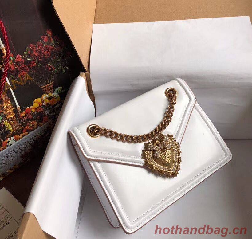 Dolce & Gabbana Calfskin Leather 4046 white Dolce & Gabbana Calfskin Leather 4046 white