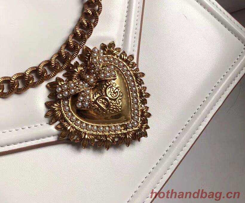 Dolce & Gabbana Calfskin Leather 4046 white Dolce & Gabbana Calfskin Leather 4046 white