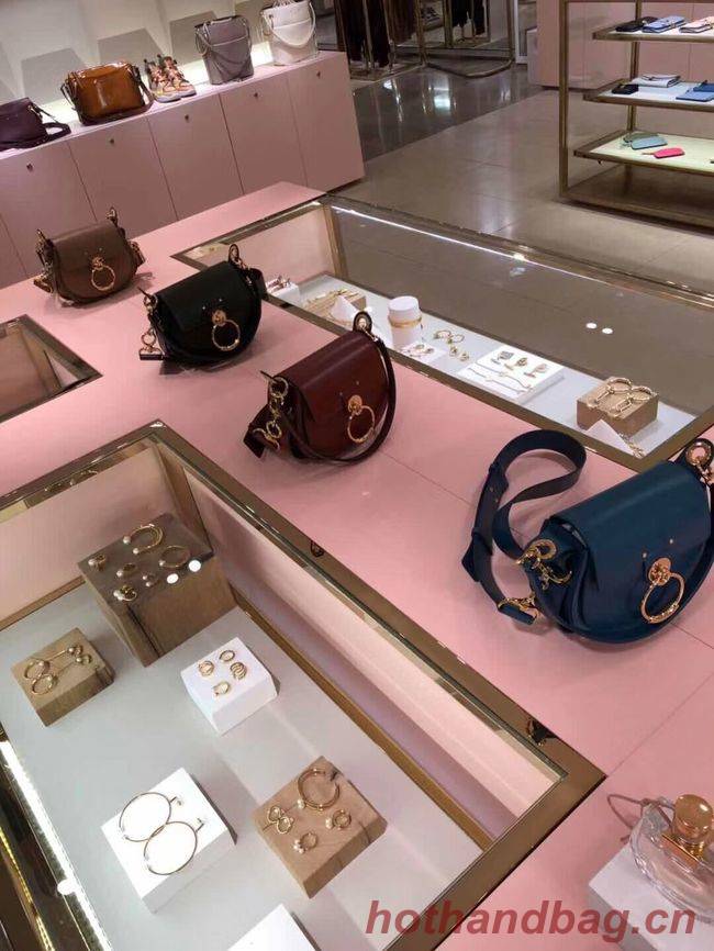 CHLOE Tess Small leather shoulder bag 3E153 Plum purple CHLOE Tess Small leather shoulder bag 3E153 Plum purple