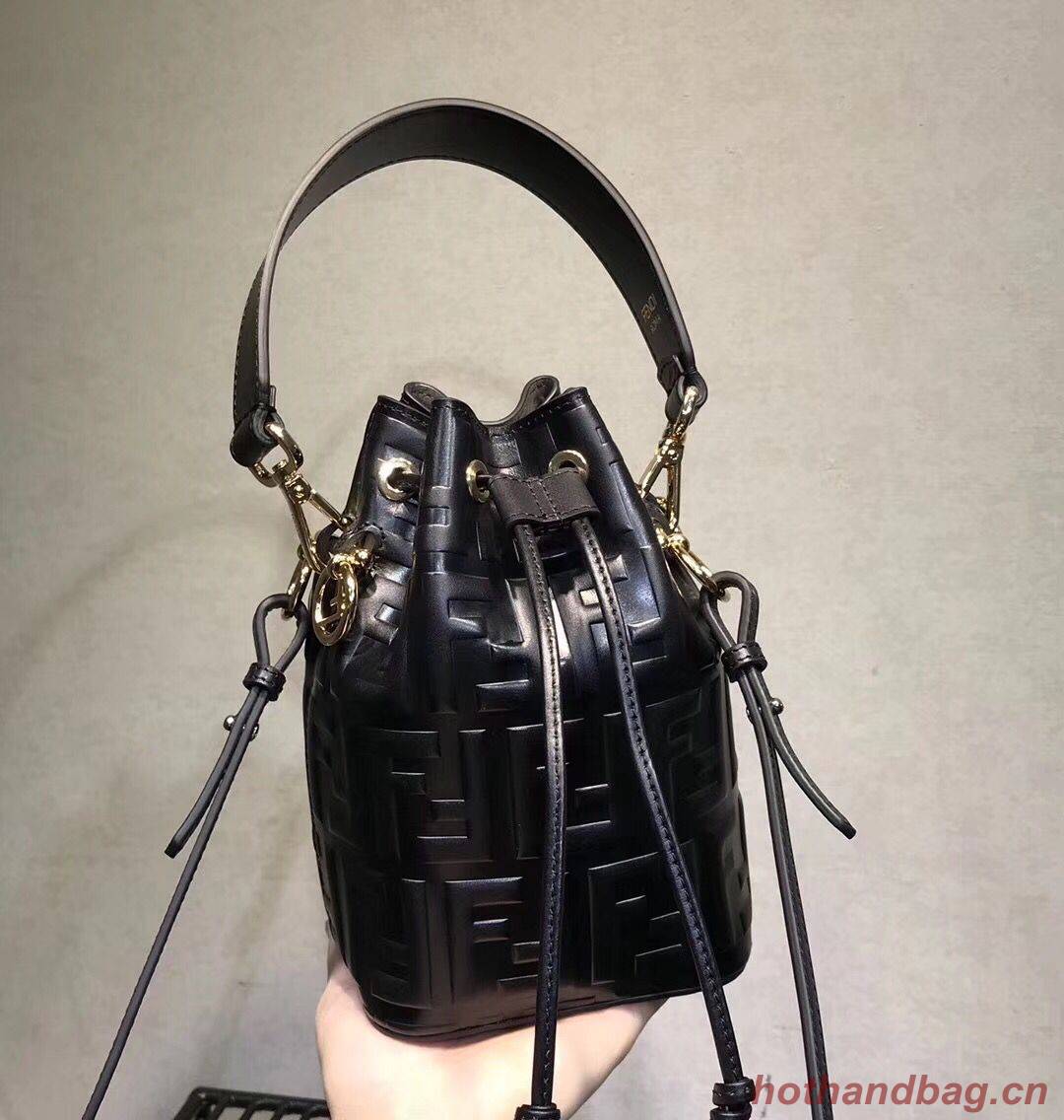 Fendi Calfskin Leather Flap TOTE Bag 3326 Black Fendi Calfskin Leather Flap TOTE Bag 3326 Black