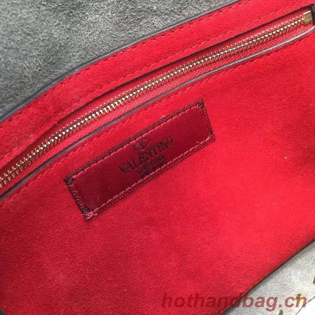 VALENTINO Quilted leather shoulder bag 96593 Khaki