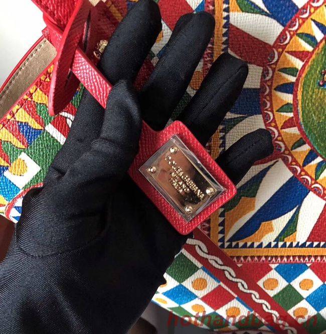 Dolce & Gabbana Calfskin Tote Bags 4116 red Dolce & Gabbana Calfskin Tote Bags 4116 red