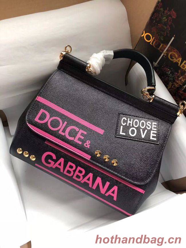Dolce & Gabbana SICILY Bag Calfskin Leather 4136-12 Dolce & Gabbana SICILY Bag Calfskin Leather 4136-12