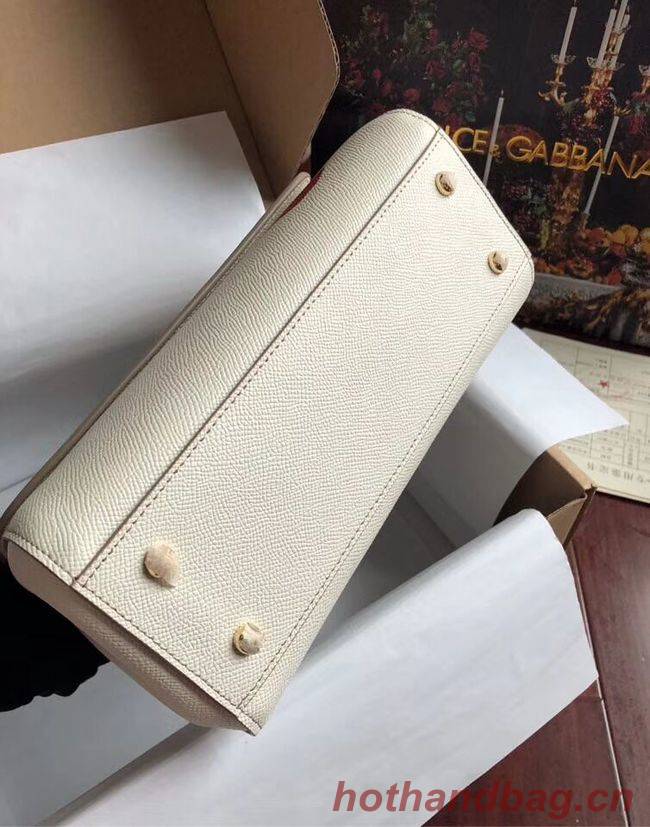 Dolce & Gabbana SICILY Bag Calfskin Leather 4136 white Dolce & Gabbana SICILY Bag Calfskin Leather 4136 white