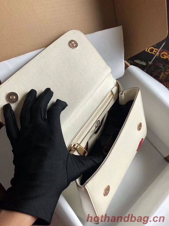 Dolce & Gabbana SICILY Bag Calfskin Leather 4136 white Dolce & Gabbana SICILY Bag Calfskin Leather 4136 white