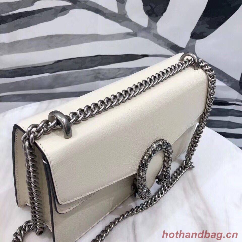 Gucci Dionysus Blooms Leather Shoulder Bag 400249 White Gucci Dionysus Blooms Leather Shoulder Bag 400249 White