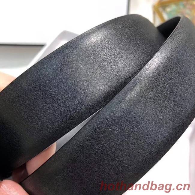 Chanel Calf Leather Belt Wide with 30mm 56588