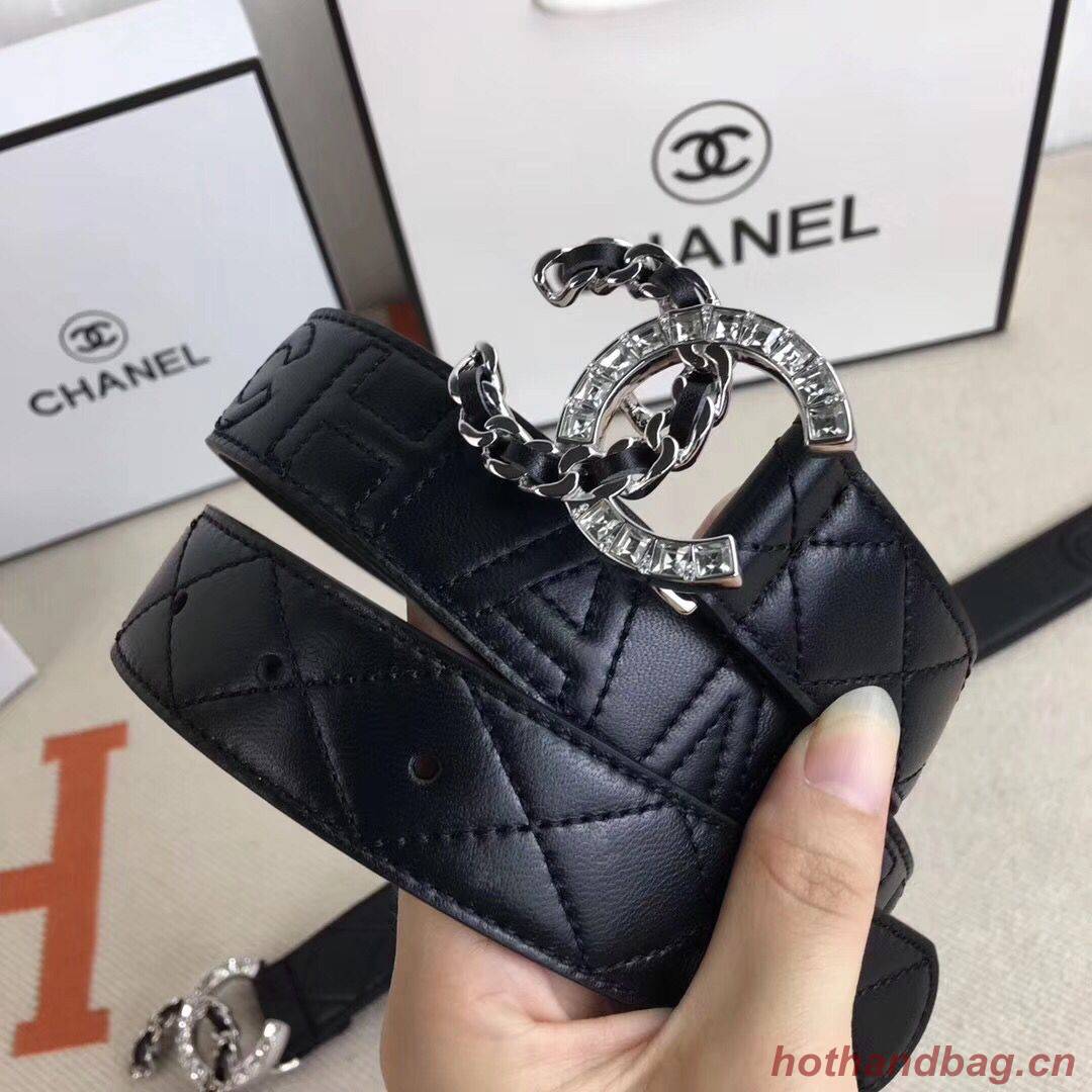Chanel Calf Leather Belt Wide with 30mm 56610 Chanel Calf Leather Belt Wide with 30mm 56610