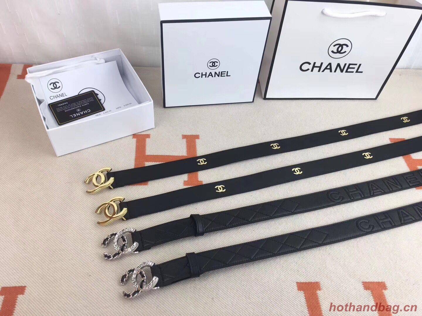 Chanel Calf Leather Belt Wide with 30mm 56610 Chanel Calf Leather Belt Wide with 30mm 56610