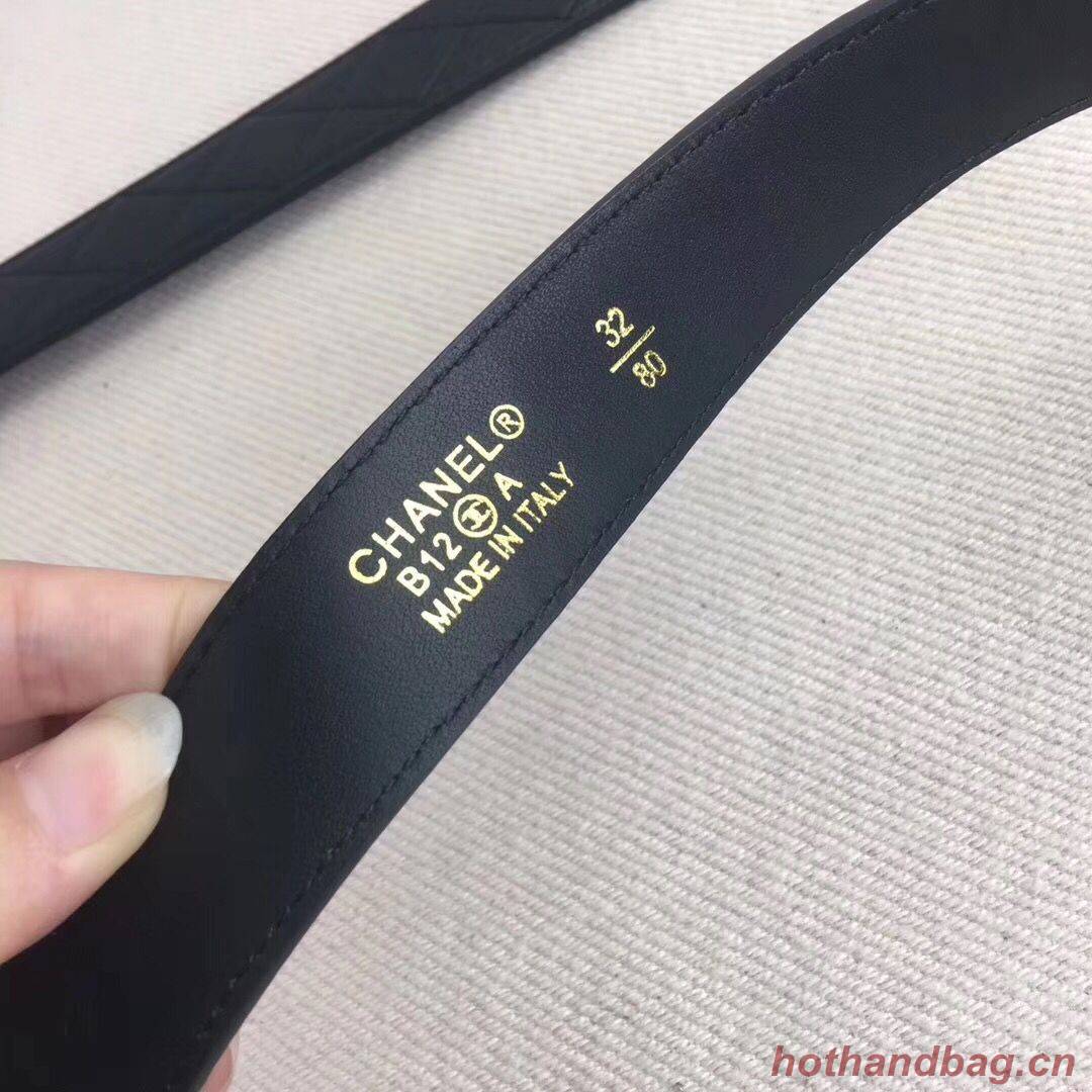 Chanel Calf Leather Belt Wide with 30mm 56610 Chanel Calf Leather Belt Wide with 30mm 56610