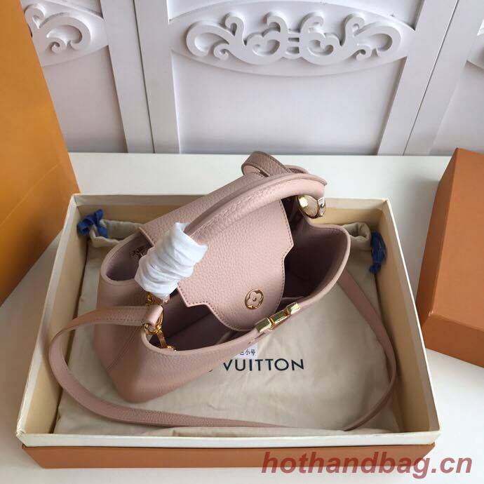 Louis Vuitton original Elegant Capucines BB Bags M94517 Nude Louis Vuitton original Elegant Capucines BB Bags M94517 Nude