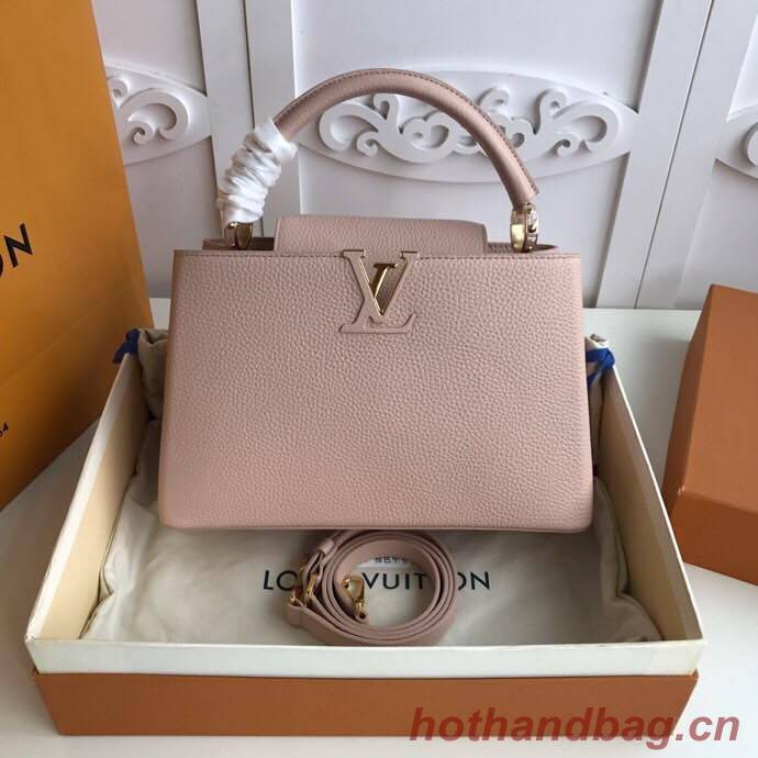 Louis Vuitton original Elegant Capucines BB Bags M94517 Nude Louis Vuitton original Elegant Capucines BB Bags M94517 Nude