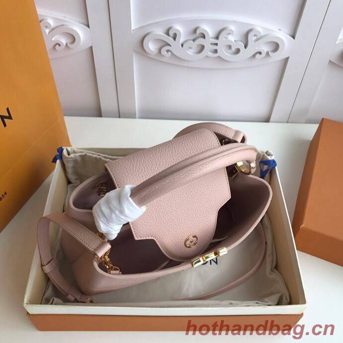 Louis Vuitton original Elegant Capucines BB Bags M94517 Nude Louis Vuitton original Elegant Capucines BB Bags M94517 Nude