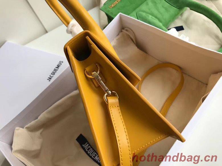 Jacquemus Original Leather Top Handle Bag J76235 Yellow Jacquemus Original Leather Top Handle Bag J76235 Yellow