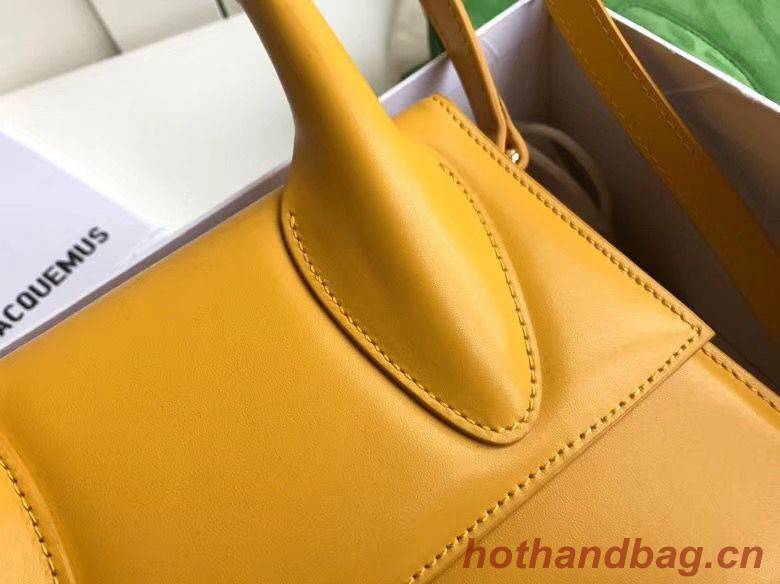 Jacquemus Original Leather Top Handle Bag J76235 Yellow Jacquemus Original Leather Top Handle Bag J76235 Yellow