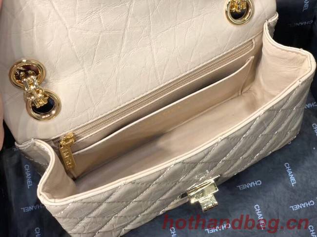 Chanel Shoulder Bag Original Leather Off White AS0874 Gold Chanel Shoulder Bag Original Leather Off White AS0874 Gold