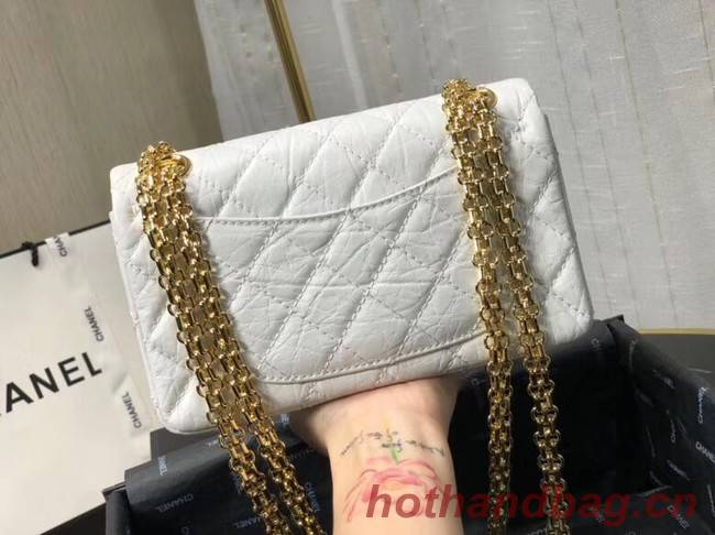 Chanel Shoulder Bag Original Leather White AS0874 Gold Chanel Shoulder Bag Original Leather White AS0874 Gold