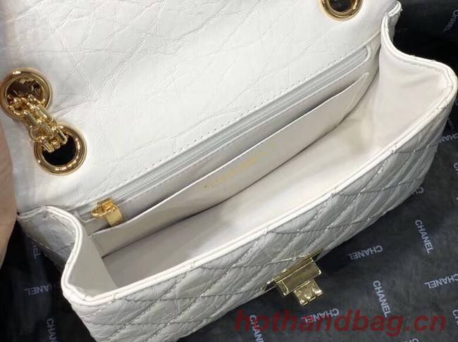 Chanel Shoulder Bag Original Leather White AS0874 Gold Chanel Shoulder Bag Original Leather White AS0874 Gold