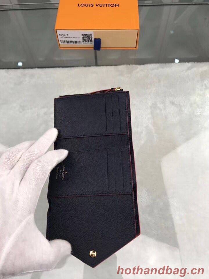 Louis Vuitton Original Monogram Empreinte Wallet M58439 Navy Blue Louis Vuitton Original Monogram Empreinte Wallet M58439 Navy Blue