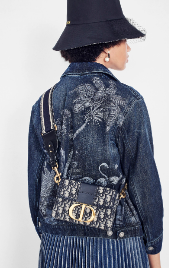 Dior 30 MONTAIGNE JACQUARD CANVAS BOX BAG M928 blue Dior 30 MONTAIGNE JACQUARD CANVAS BOX BAG M928 blue