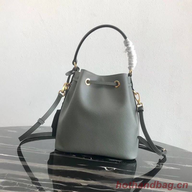 Prada Galleria Saffiano Leather Bag 1BE032 Gray Prada Galleria Saffiano Leather Bag 1BE032 Gray