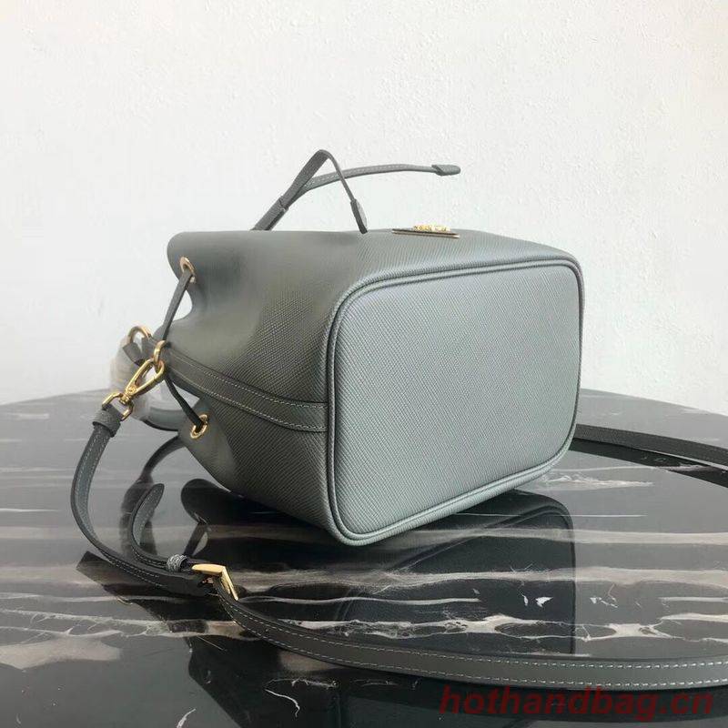 Prada Galleria Saffiano Leather Bag 1BE032 Gray Prada Galleria Saffiano Leather Bag 1BE032 Gray