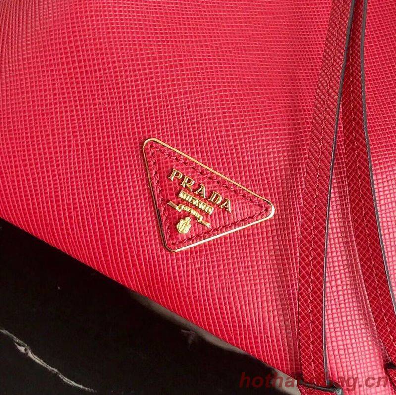 Prada Galleria Saffiano Leather Bag 1BE032 Red Prada Galleria Saffiano Leather Bag 1BE032 Red