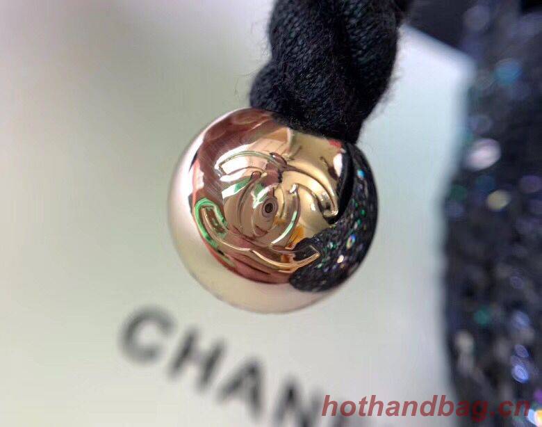 Chanel Original Pearl Shoulder Strap Bag A1112 Black Chanel Original Pearl Shoulder Strap Bag A1112 Black