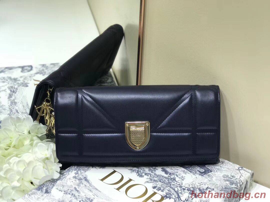 DIOR CLUTCH gold-tone metal C1040A black