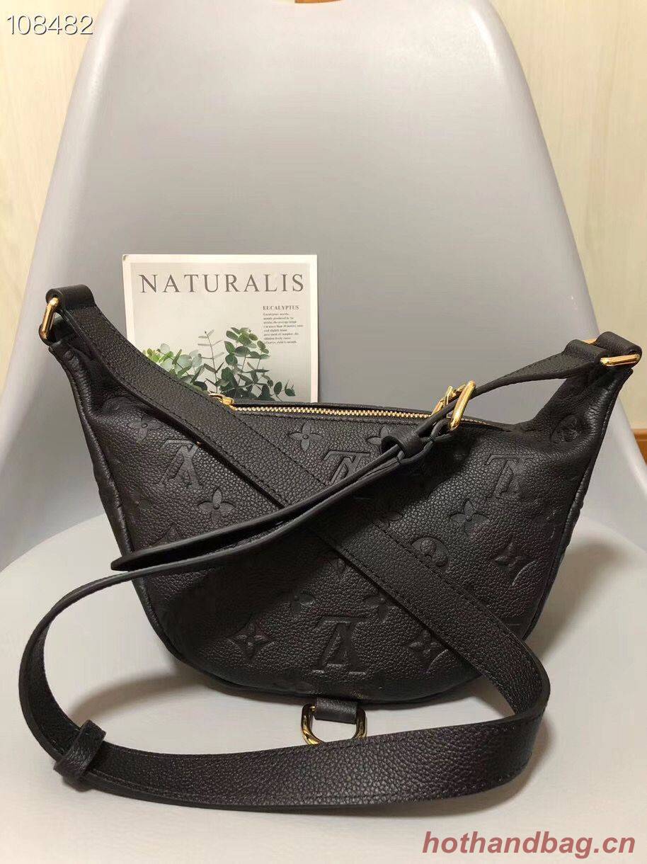 Louis Vuitton Monogram Canvas Original Leather Beltbag M55426 Black Louis Vuitton Monogram Canvas Original Leather Beltbag M55426 Black