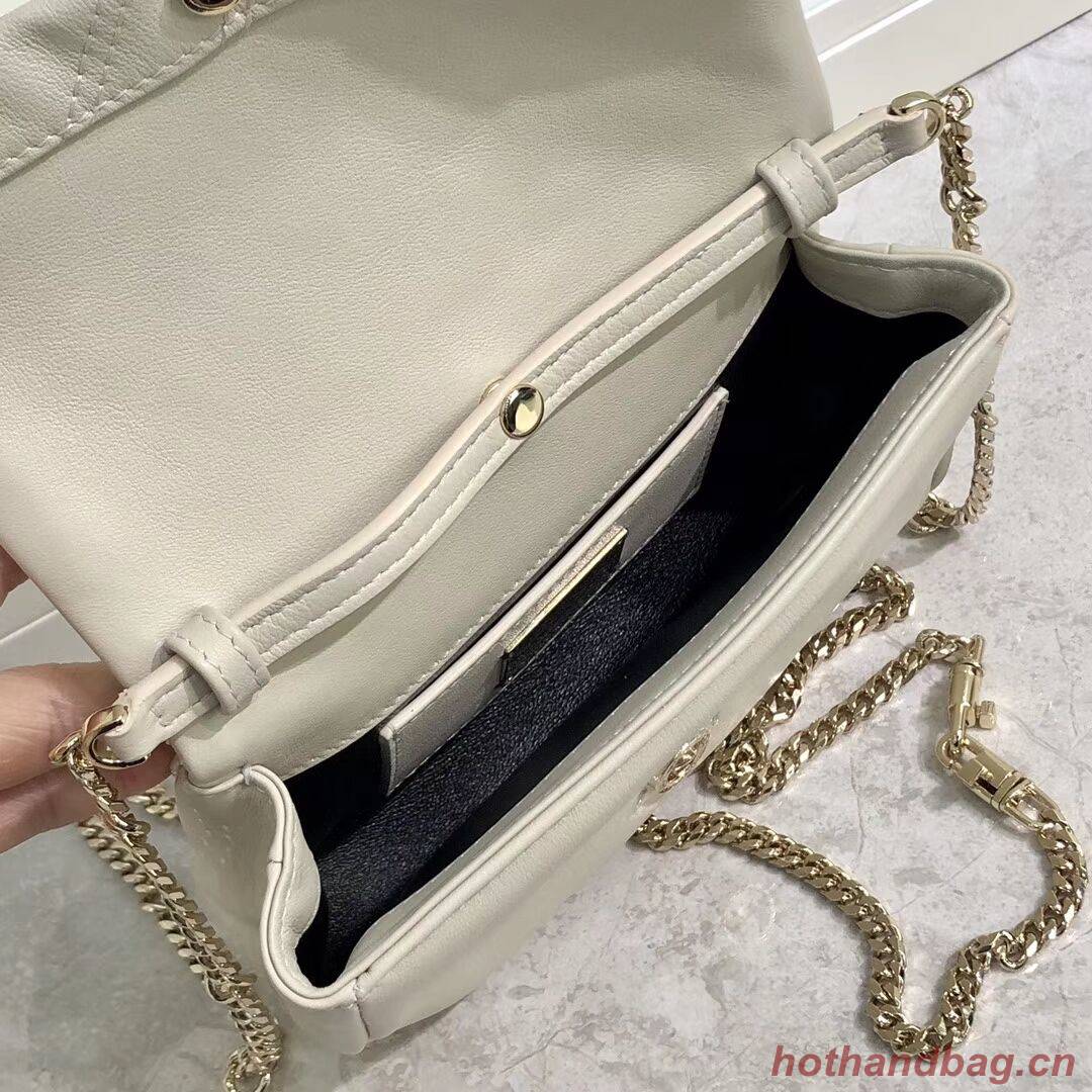 BVLGARI Shoulder Bag Calfskin Leather B288760 cream BVLGARI Shoulder Bag Calfskin Leather B288760 cream