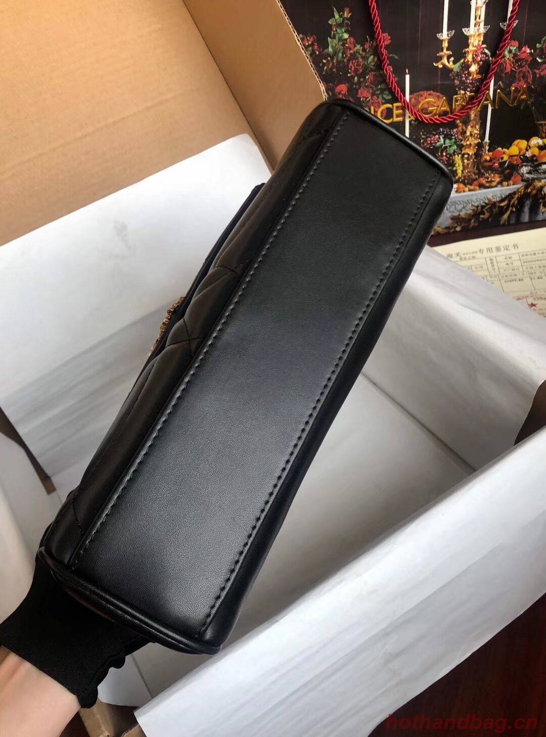 Dolce & Gabbana Origianl Leather Bag 4919 black Dolce & Gabbana Origianl Leather Bag 4919 black