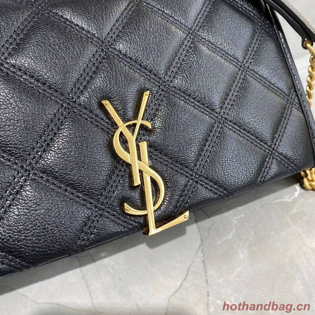 SAINT LAURENT leather shoulder bag Y585031 black SAINT LAURENT leather shoulder bag Y585031 black