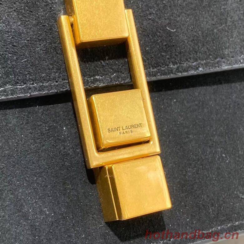 Yves Saint Laurent Small Original Nubuck leather Shoulder Bag Y585061 black Yves Saint Laurent Small Original Nubuck leather Shoulder Bag Y585061 black