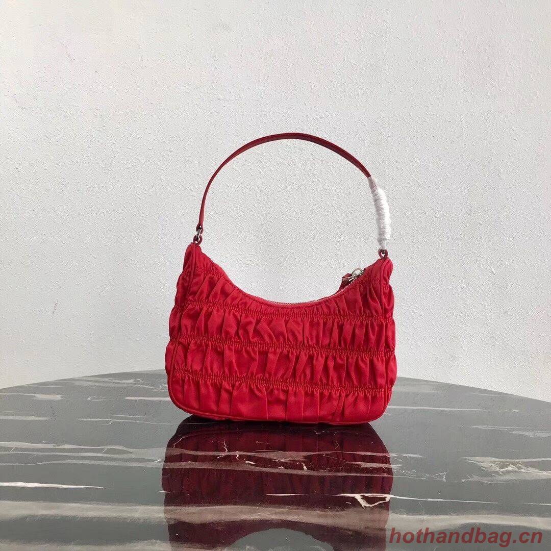 Prada Nylon and Saffiano leather mini bag 1NE204 red Prada Nylon and Saffiano leather mini bag 1NE204 red