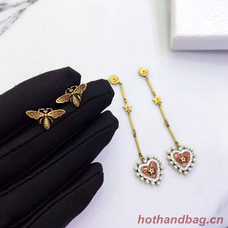 Dior Earrings DIOR4598 Red Dior Earrings DIOR4598 Red