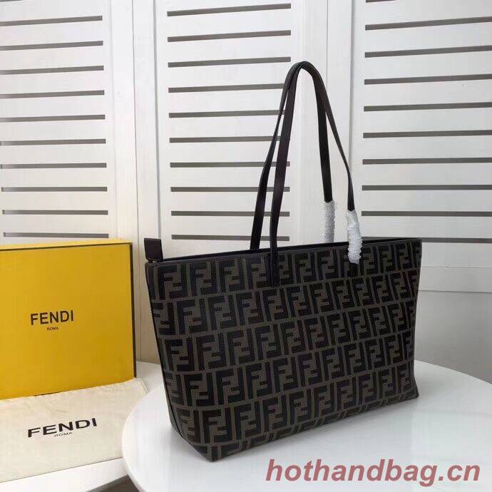 FENDI Shopper canvas bag F8008 brown FENDI Shopper canvas bag F8008 brown