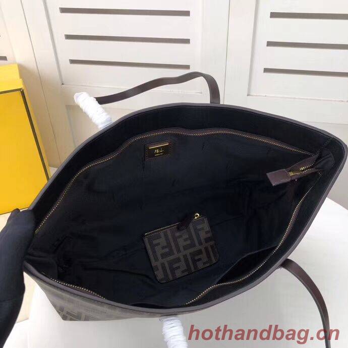 FENDI Shopper canvas bag F8008 brown FENDI Shopper canvas bag F8008 brown